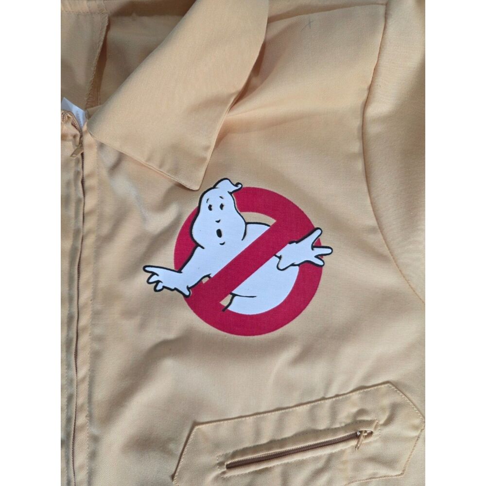 Ghostbusters Costume Jumpsuit Adult Large Rubies Tan Flight Suit 883418 Cosplay - Picture 3 of 10